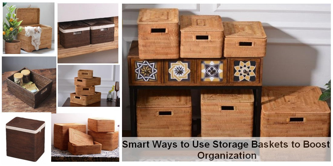 Smart Ways to Use Storage Baskets to Boost Organization Storage Bask