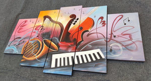 Painting Samples of Music Painting, Canvas Paintings for Living Room, Wall Art Painting