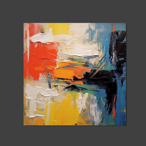 Extra Large Wall Art Paintings, Acrylic Painting for Dining Room, Modern Contemporary Abstract Artwork, Palette Knife Painting, Heavy Texutre Wall Art-ArtWorkCrafts.com