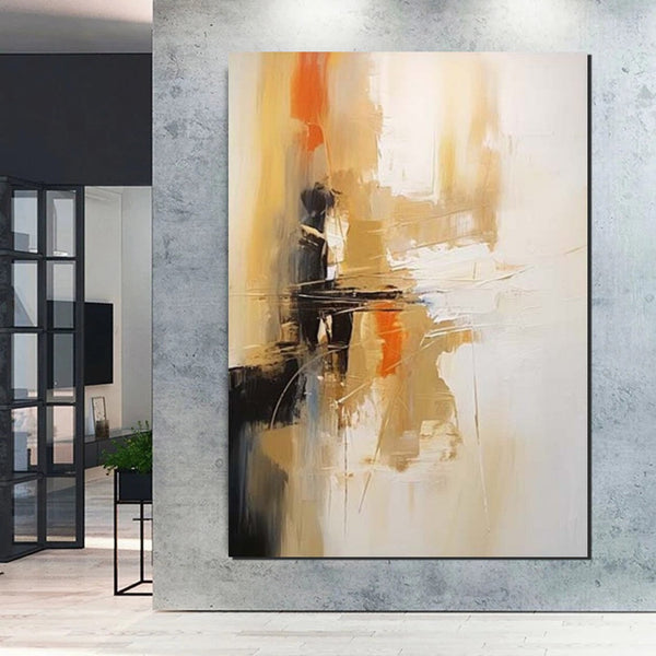 Dining Room Wall Art Paintings, Simple Modern Art, Wall Art Paintings, Buy Paintings Online, Simple Abstract Painting, Large Paintings for Bedroom-ArtWorkCrafts.com