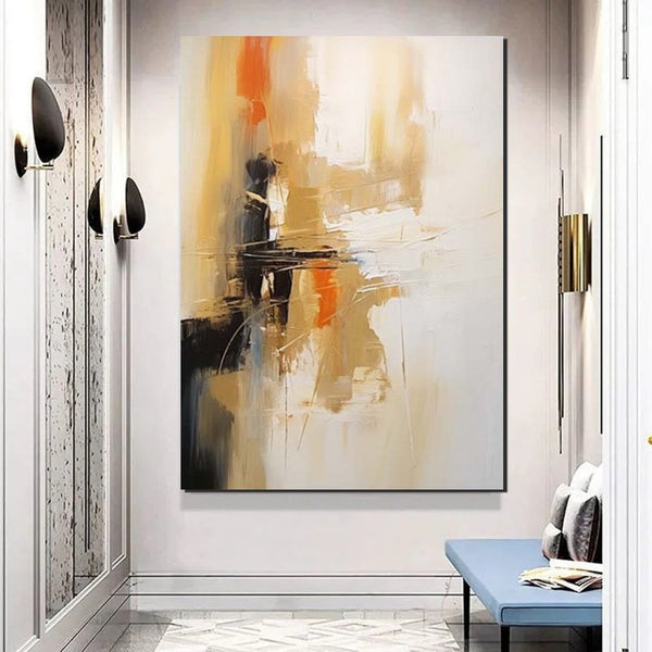 Dining Room Wall Art Paintings, Simple Modern Art, Wall Art Paintings, Buy Paintings Online, Simple Abstract Painting, Large Paintings for Bedroom-ArtWorkCrafts.com