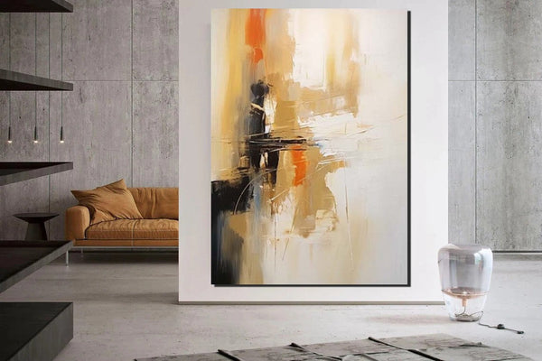 Dining Room Wall Art Paintings, Simple Modern Art, Wall Art Paintings, Buy Paintings Online, Simple Abstract Painting, Large Paintings for Bedroom-ArtWorkCrafts.com