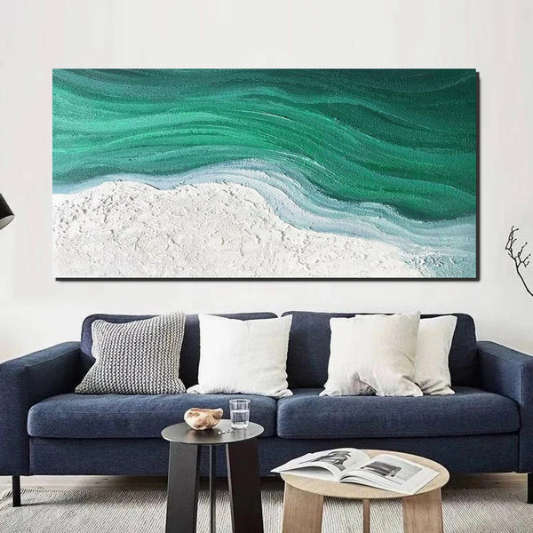Modern Canvas Paintings for Bedroom, Extra Large Paintings for Living Room, Abstract Wall Art Paintings, Simple Modern Art, Abstract Landscape Paintings-ArtWorkCrafts.com