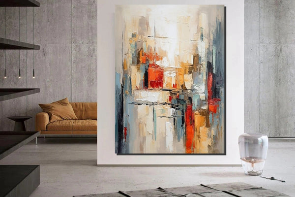 Large Wall Art for Living Room, Contemporary Canvas Art, Modern Paintings for Bedroom, Hand Painted Wall Art, Original Abstract Paintings-ArtWorkCrafts.com