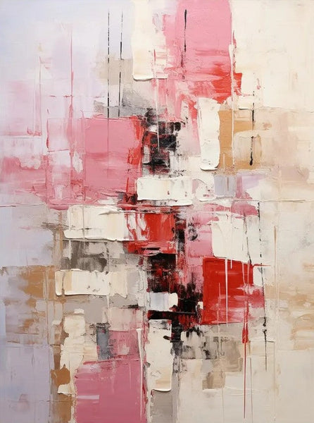 Bedroom Modern Wall Art Paintings, Palette Knife Paintings, Acrylic Paintings on Canvas, Abstract Painting for Living Room, Large Paintings Behind Sofa-ArtWorkCrafts.com