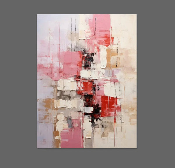 Bedroom Modern Wall Art Paintings, Palette Knife Paintings, Acrylic Paintings on Canvas, Abstract Painting for Living Room, Large Paintings Behind Sofa-ArtWorkCrafts.com