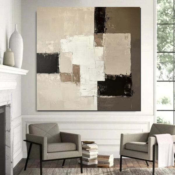 Canvas Painting for Living Room, Contemporary Abstract Artwork, Abstract Painting Ideas for Interior Design, Modern Wall Art Painting-ArtWorkCrafts.com