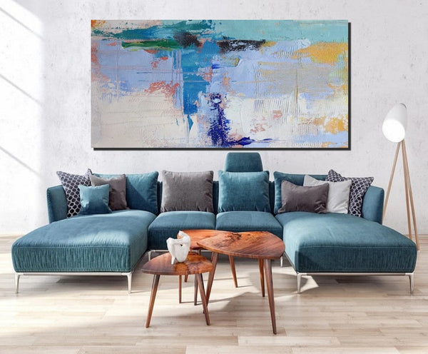 Oversized Abstract Artwork, Modern Canvas Paintings for Bedroom, Extra Large Paintings for Living Room, Abstract Wall Art Paintings, Simple Modern Art-ArtWorkCrafts.com
