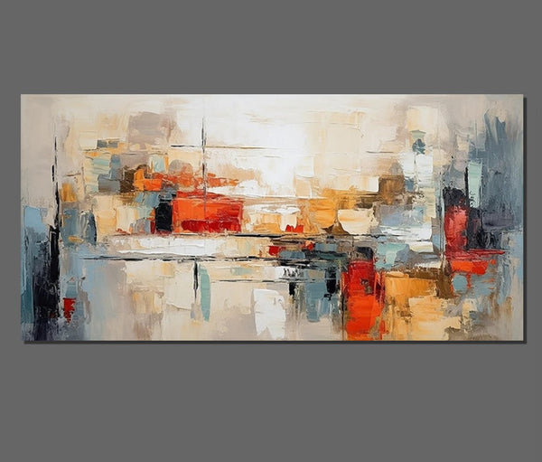 Original Abstract Art, Hand Painted Canvas Art, Modern Paintings for Living Room, Canvas Paintings for Bedroom, Heavy Texture Paintings-ArtWorkCrafts.com