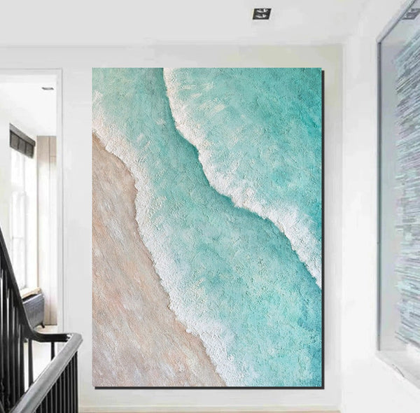 Large Painting on Canvas, Living Room Wall Art Paintings, Buy Paintings Online, Simple Acrylic Painting Ideas, Acrylic Abstract Painting Behind Couch-ArtWorkCrafts.com