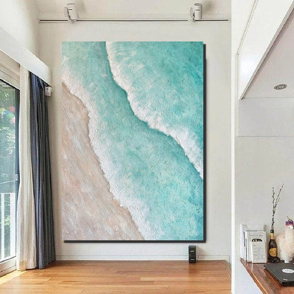 Large Painting on Canvas, Living Room Wall Art Paintings, Buy Paintings Online, Simple Acrylic Painting Ideas, Acrylic Abstract Painting Behind Couch-ArtWorkCrafts.com