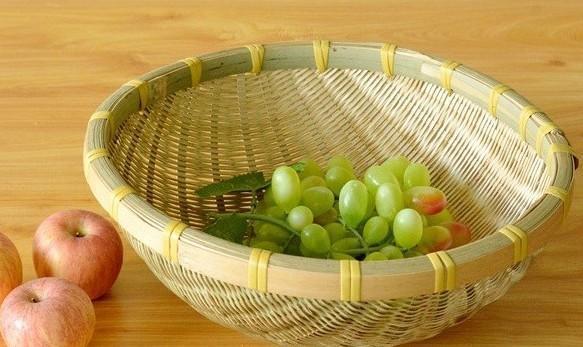 Natural Bamboo Baskets, Kitchen Storage Baskets, Farmhouse Storage Basket, Hand Woven Storage Baskets, Snacks Basket, Set of 3-ArtWorkCrafts.com