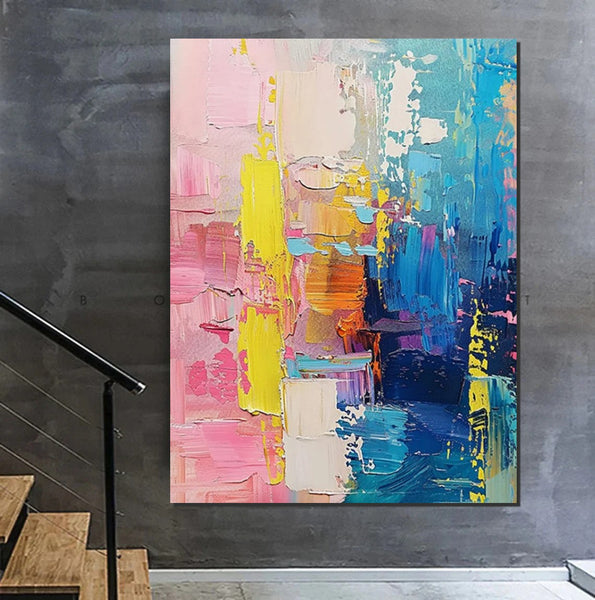Contemporary Canvas Art, Modern Paintings for Bedroom, Large Wall Art for Living Room, Hand Painted Wall Paintings, Original Abstract Art-ArtWorkCrafts.com
