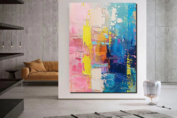Contemporary Canvas Art, Modern Paintings for Bedroom, Large Wall Art for Living Room, Hand Painted Wall Paintings, Original Abstract Art-ArtWorkCrafts.com