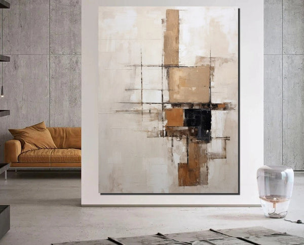 Extra Large Paintings for Living Room, Abstract Acrylic Painting, Hand Painted Wall Art Paintings, Modern Abstract Art for Dining Room-ArtWorkCrafts.com