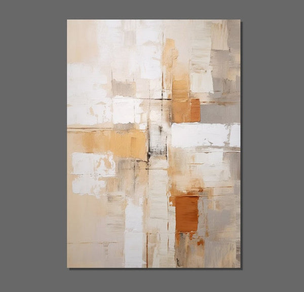 Simple Wall Art Ideas, Modern Abstract Painting, Buy Art Online, Large Acrylic Canvas Paintings, Dining Room Abstract Paintings-ArtWorkCrafts.com