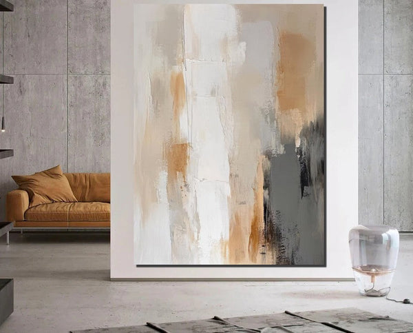 Living Room Wall Painting, Modern Artwork, Large Canvas Painting, Contemporary Wall Painting, Acrylic Painting for Dining Room-ArtWorkCrafts.com