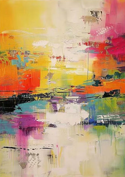 Hand Painted Acrylic Painting, Acrylic Painting for Living Room, Extra Large Wall Art Painting, Modern Contemporary Abstract Artwork, Buy Paintings Online-ArtWorkCrafts.com