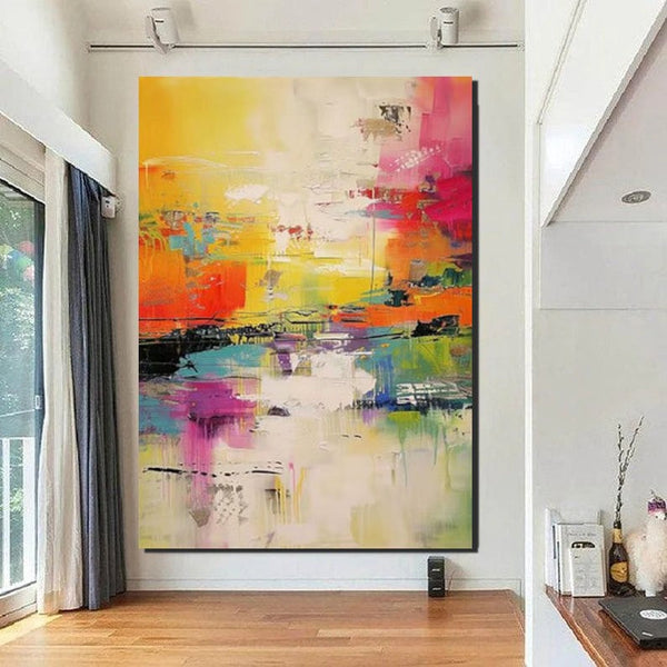 Hand Painted Acrylic Painting, Acrylic Painting for Living Room, Extra Large Wall Art Painting, Modern Contemporary Abstract Artwork, Buy Paintings Online-ArtWorkCrafts.com