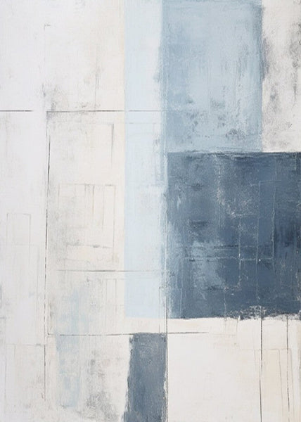 Modern Contemporary Abstract Artwork, Palette Knife Paintings, Extra Large Acrylic Painting, Simple Modern Art, Living Room Wall Art Painting-ArtWorkCrafts.com