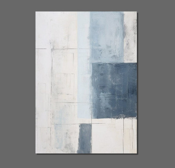 Modern Contemporary Abstract Artwork, Palette Knife Paintings, Extra Large Acrylic Painting, Simple Modern Art, Living Room Wall Art Painting-ArtWorkCrafts.com