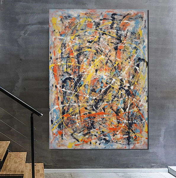 Extra Large Wall Art Painting, Modern Contemporary Abstract Artwork, Hand Painted Acrylic Painting, Acrylic Painting for Living Room, Buy Paintings Online-ArtWorkCrafts.com