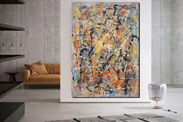 Extra Large Wall Art Painting, Modern Contemporary Abstract Artwork, Hand Painted Acrylic Painting, Acrylic Painting for Living Room, Buy Paintings Online-ArtWorkCrafts.com