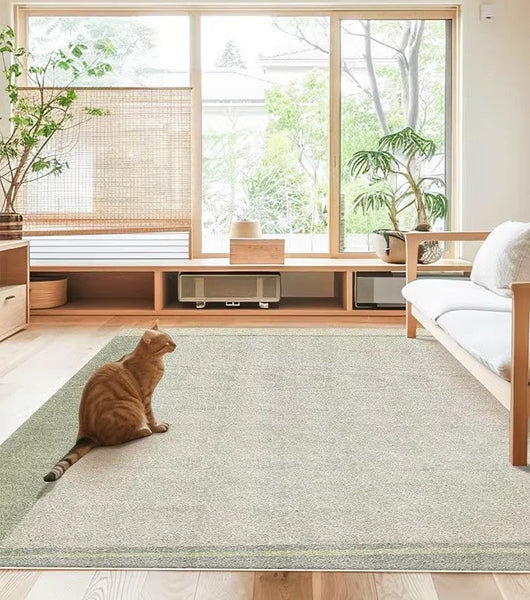 Abstract Contemporary Rugs for Bedroom, Dining Room Floor Rugs, Modern Rug Ideas for Living Room, Modern Rugs under Sofa-ArtWorkCrafts.com