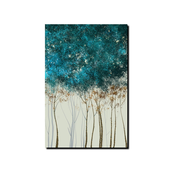 Dining Room Wall Art Ideas, Buy Canvas Art Online, Tree Paintings, Simple Modern Art, Simple Abstract Art, Large Acrylic Painting on Canvas-ArtWorkCrafts.com