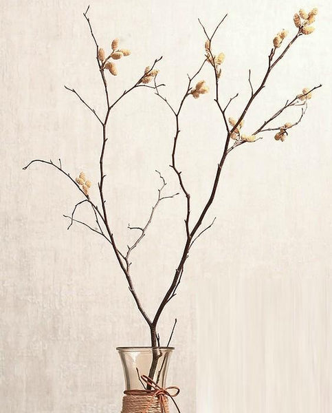 Myrtle Twigs, Natural Decorations, Flower Arrangement, Handmade Artificial Flower, Natural Dried Flower Twigs-ArtWorkCrafts.com