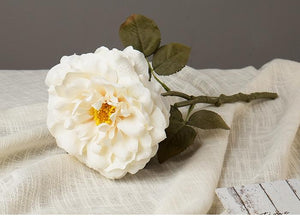 Rose Flower Arrangement, Silk Flower Centerpiece, Artificial Flower Decor, Wedding Decor, Faux Flower-ArtWorkCrafts.com