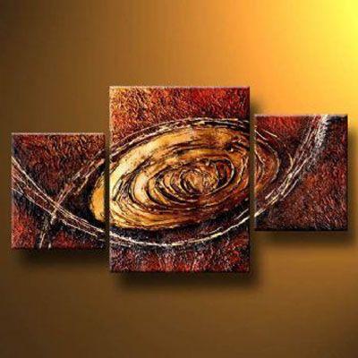 Acrylic Painting Abstract, 3 Piece Wall Art, Canvas Paintings for Living Room, Modern Paintings, Hand Painted Wall Art-ArtWorkCrafts.com