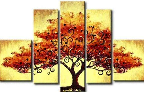 Extra Large Wall Art Paintings, Tree of Life Painting, Bedroom Canvas Painting, Landscape Canvas Paintings, Buy Art Online-ArtWorkCrafts.com