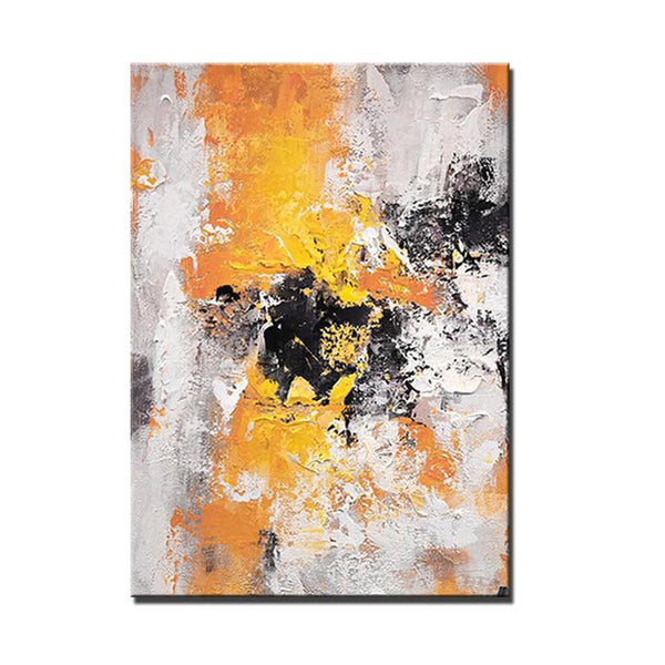 Abstract Acrylic Paintings for Living Room, Modern Contemporary Artwork, Buy Paintings Online, Heavy Texture Canvas Art-ArtWorkCrafts.com