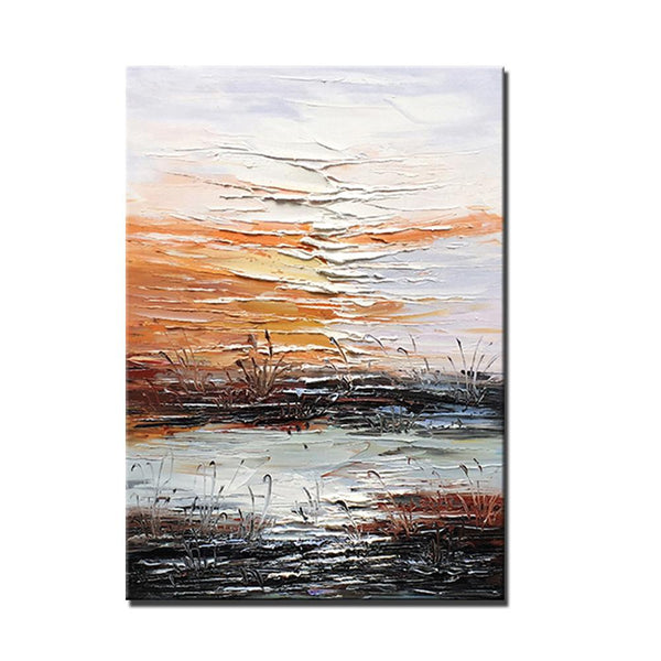 Abstract Canvas Painting, Modern Paintings for Living Room, Hand Painted Wall Art, Huge Painting for Sale-ArtWorkCrafts.com