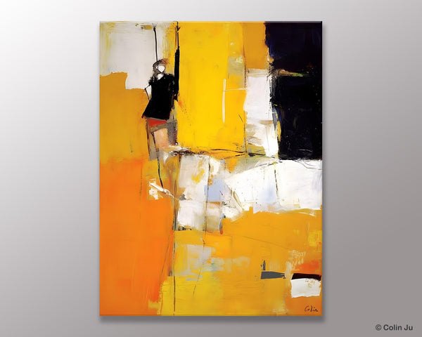 Oversized Canvas Wall Art Paintings, Contemporary Acrylic Painting on Canvas, Original Modern Artwork, Large Abstract Painting for Bedroom-ArtWorkCrafts.com