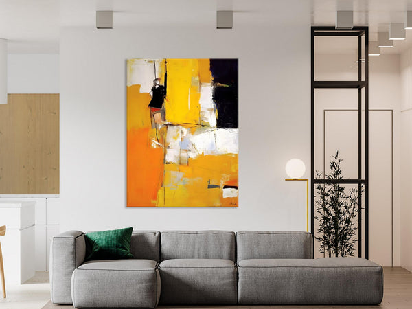 Oversized Canvas Wall Art Paintings, Contemporary Acrylic Painting on Canvas, Original Modern Artwork, Large Abstract Painting for Bedroom-ArtWorkCrafts.com