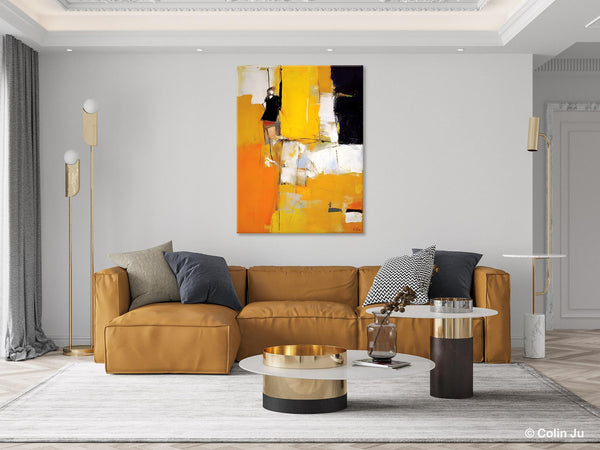 Oversized Canvas Wall Art Paintings, Contemporary Acrylic Painting on Canvas, Original Modern Artwork, Large Abstract Painting for Bedroom-ArtWorkCrafts.com