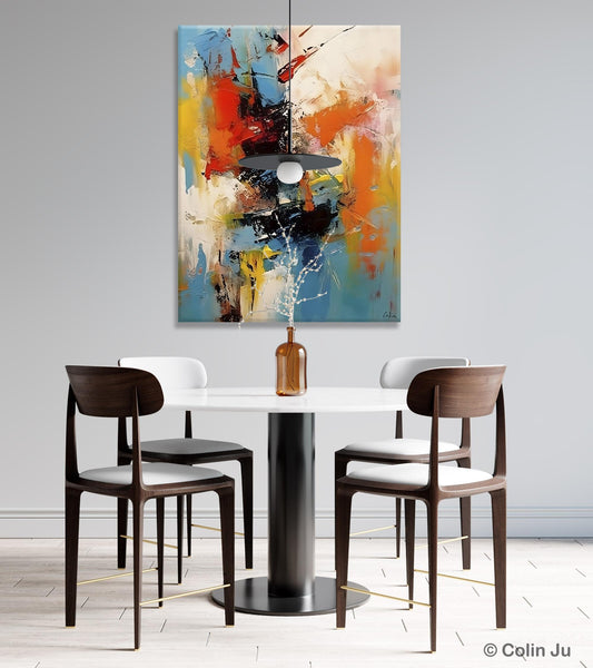 Hand Painted Acrylic Painting, Modern Contemporary Artwork, Original Wall Art Painting for Living Room, Acrylic Paintings for Dining Room-ArtWorkCrafts.com