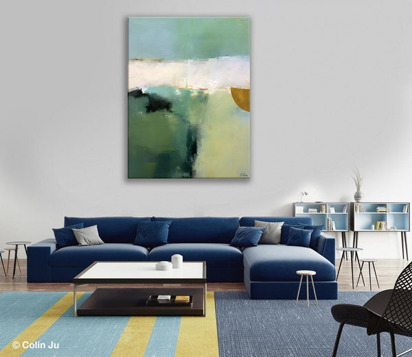 Abstract Painting on Canvas, Simple Modern Art, Contemporary Acrylic Paintings, Extra Large Canvas Painting for Bedroom, Original Abstract Wall Art for Sale-ArtWorkCrafts.com