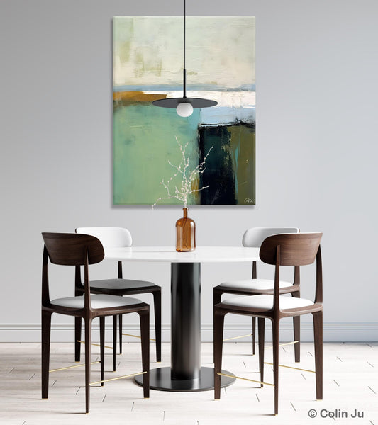 Abstract Canvas Art for Bedroom, Extra Large Abstract Paintings for Dining Room, Original Modern Acrylic Art, Modern Canvas Paintings-ArtWorkCrafts.com