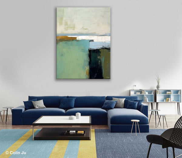 Abstract Canvas Art for Bedroom, Extra Large Abstract Paintings for Dining Room, Original Modern Acrylic Art, Modern Canvas Paintings-ArtWorkCrafts.com