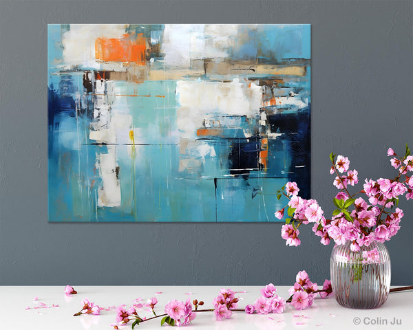 Original Modern Wall Paintings, Contemporary Canvas Art, Heavy Texture Canavas Art, Abstract Painting for Bedroom, Modern Acrylic Artwork-ArtWorkCrafts.com