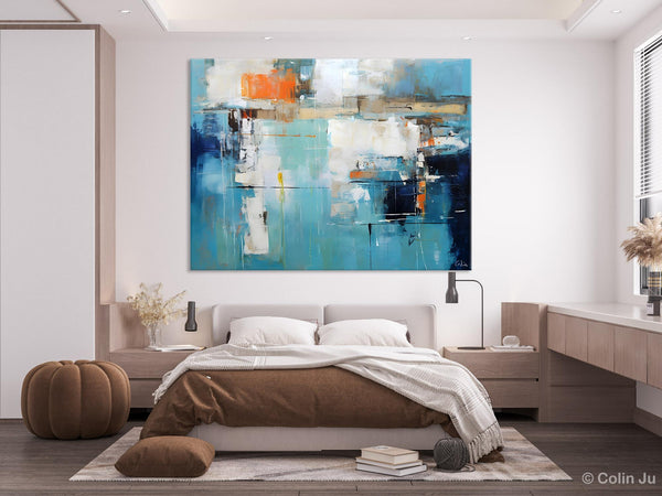 Original Modern Wall Paintings, Contemporary Canvas Art, Heavy Texture Canavas Art, Abstract Painting for Bedroom, Modern Acrylic Artwork-ArtWorkCrafts.com