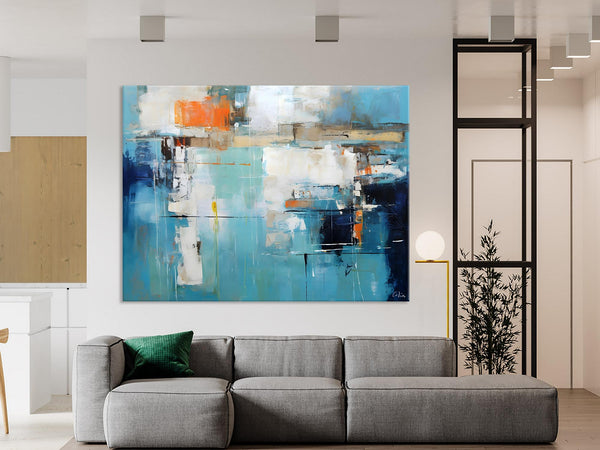 Original Modern Wall Paintings, Contemporary Canvas Art, Heavy Texture Canavas Art, Abstract Painting for Bedroom, Modern Acrylic Artwork-ArtWorkCrafts.com