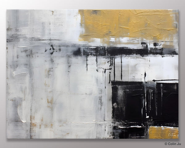 Oversized Paintings on Canvas, Large Original Abstract Wall Art, Simple Modern Art, Contemporary Acrylic Paintings, Large Canvas Paintings for Bedroom-ArtWorkCrafts.com