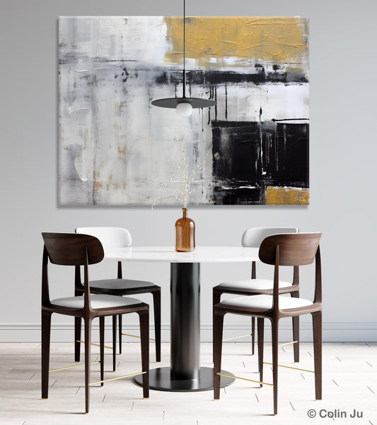 Oversized Paintings on Canvas, Large Original Abstract Wall Art, Simple Modern Art, Contemporary Acrylic Paintings, Large Canvas Paintings for Bedroom-ArtWorkCrafts.com