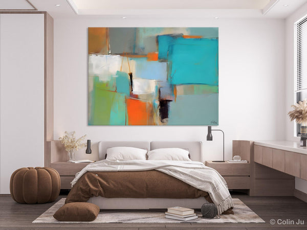 Simple Abstract Art, Large Wall Art Painting for Bedroom, Contemporary Acrylic Painting on Canvas, Original Canvas Art, Modern Wall Paintings-ArtWorkCrafts.com