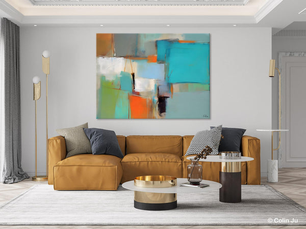 Simple Abstract Art, Large Wall Art Painting for Bedroom, Contemporary Acrylic Painting on Canvas, Original Canvas Art, Modern Wall Paintings-ArtWorkCrafts.com