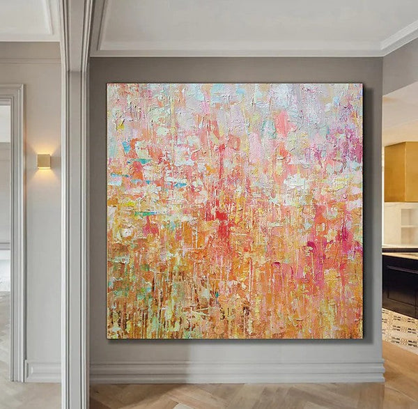 Simple Painting Ideas for Dining Room, Acrylic Painting on Canvas, Simple Modern Paintings for Living Room, Huge Canvas Paintings, Large Painting for Sale-ArtWorkCrafts.com